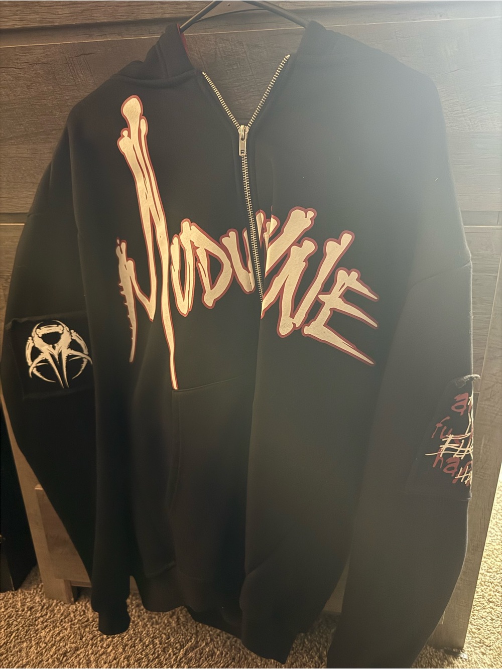 Black Zip-Up heavyweight Mudvayne sweatshirt